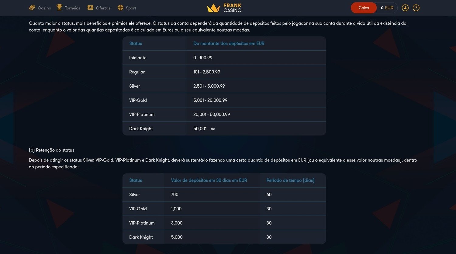 Vip club casino Frank online