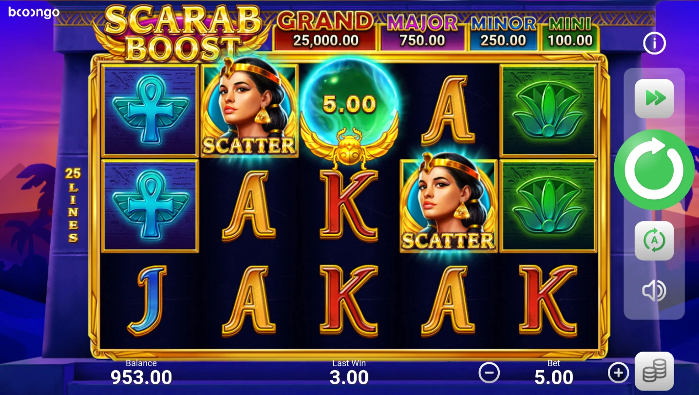 Scarab Boost slot